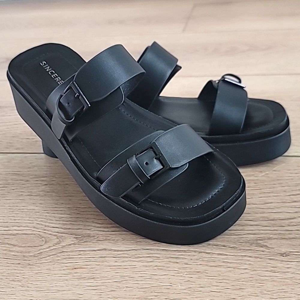 NEW Trendy Thick Platform Slide Sandals